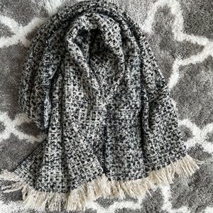 Black and White Scarf